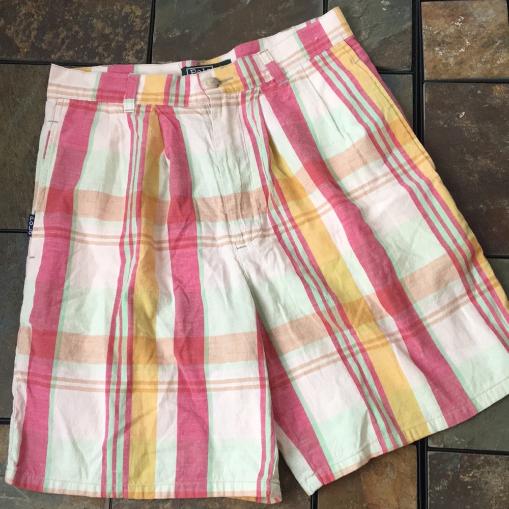 Polo by Ralph Lauren Madras Preppster Shorts 16